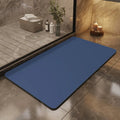 Tapis de sol antidérapant en boue de diatomées pour salle de bain, tapis de toilette de couleur unie résistant à la saleté, tapis de porte de salle de douche, tapis d'entrée