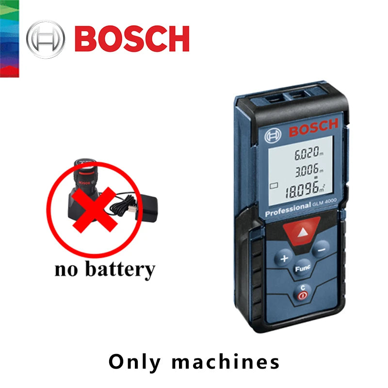 Télémètre laser Bosch 40 m GLM 400/4000 multimode, mesure de distance numérique, télémètre laser de haute précision, outils de mesure