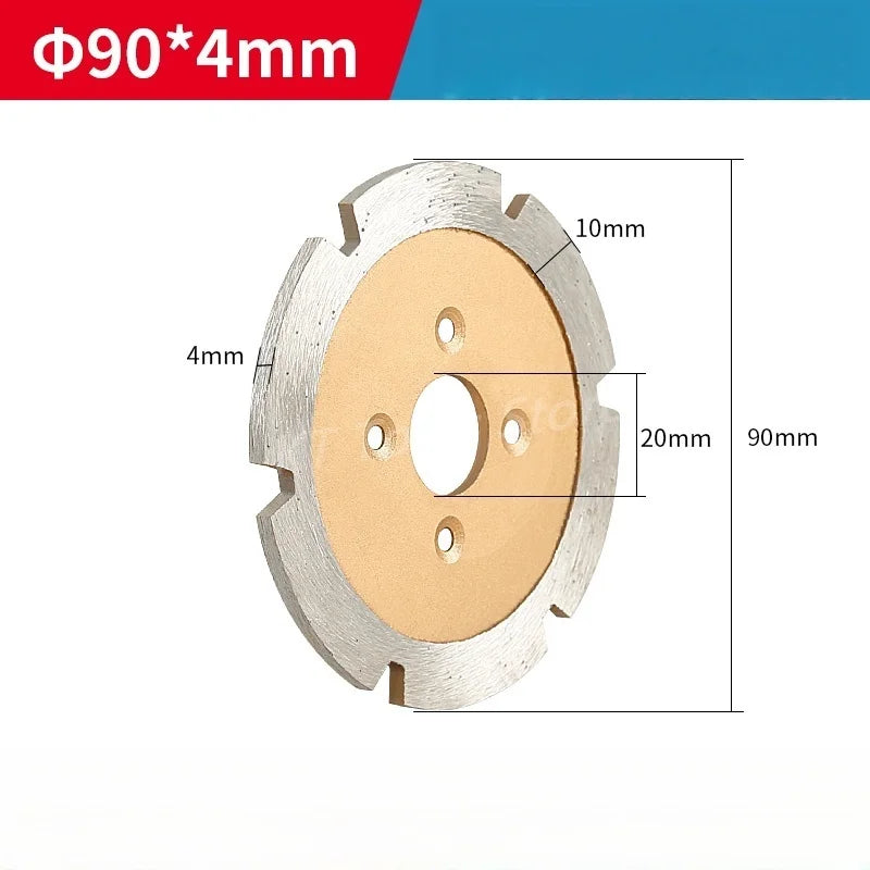 3-15MM Thickeness Diamond Saw Blade 90/110/150/180/200/230MM Carving Blade Stone Wall Slot Concrete Tile Metal Cutting Blade