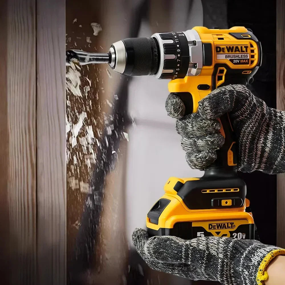 DEWALT DCD805 20V MAX XR Cordless Drill Driver 3-Mode LED Spotlight Impact Drill For Masonry Screwdriving Home Improvement