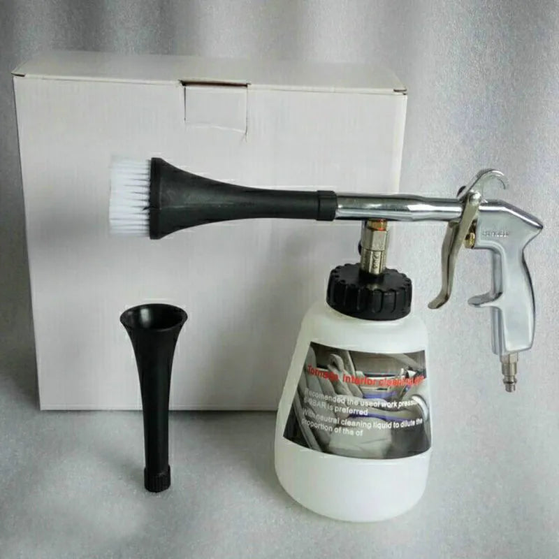 High Pressure Car Wash Maintenance for Portable Interior Deep Cleaning Gun Washer Cockpit Care with Brush Air Operated  portable