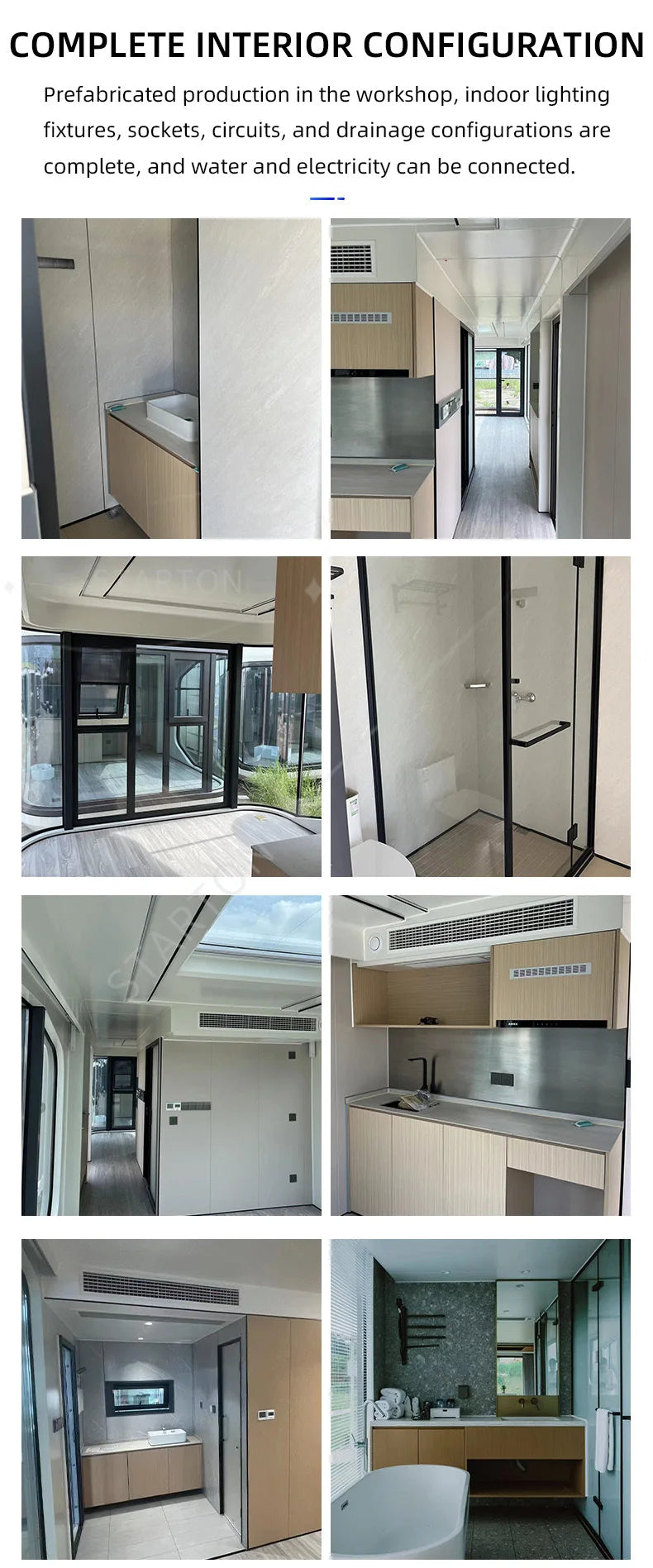 Capsule House Space Capsule With Intelligent S custom.2 Stories Frame House Prefabricated Prefab Modern Home Luxury Houses