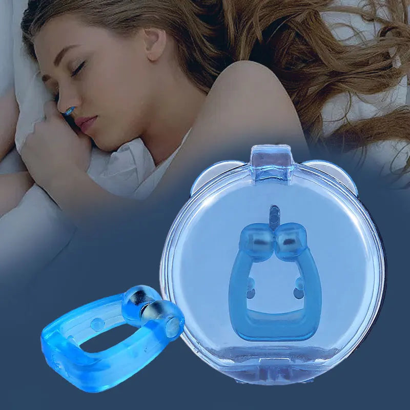 NEW Silicone Magnetic Anti Snoring Device Stop Snoring Mini Nose Clip Improve Sleeping For Men/Women Beauty Health 1/2/4PCS