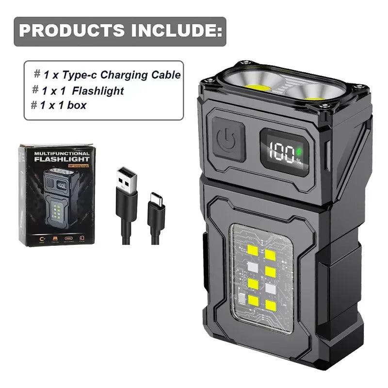Mini USB Rechargeable Flashlight