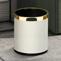 Poubelle de luxe dorée, poubelle moderne anti-odeur, outils de nettoyage d'hôtel pour la maison, la cuisine, la salle de bain, le salon