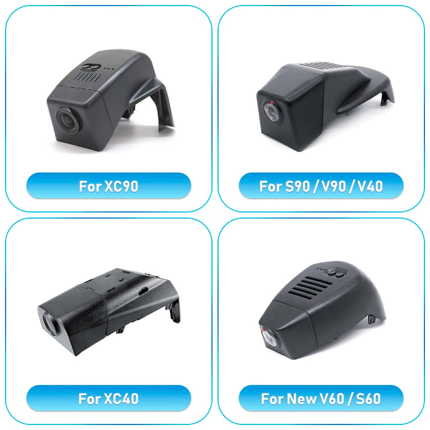 HD 4K 2160P Dash Cam Camera Car DVR Video Recorder For VOLVO XC40 XC60 XC70 XC90 V40 V60 V90 S60 S90 S80 S80L C40 for Polestar 2