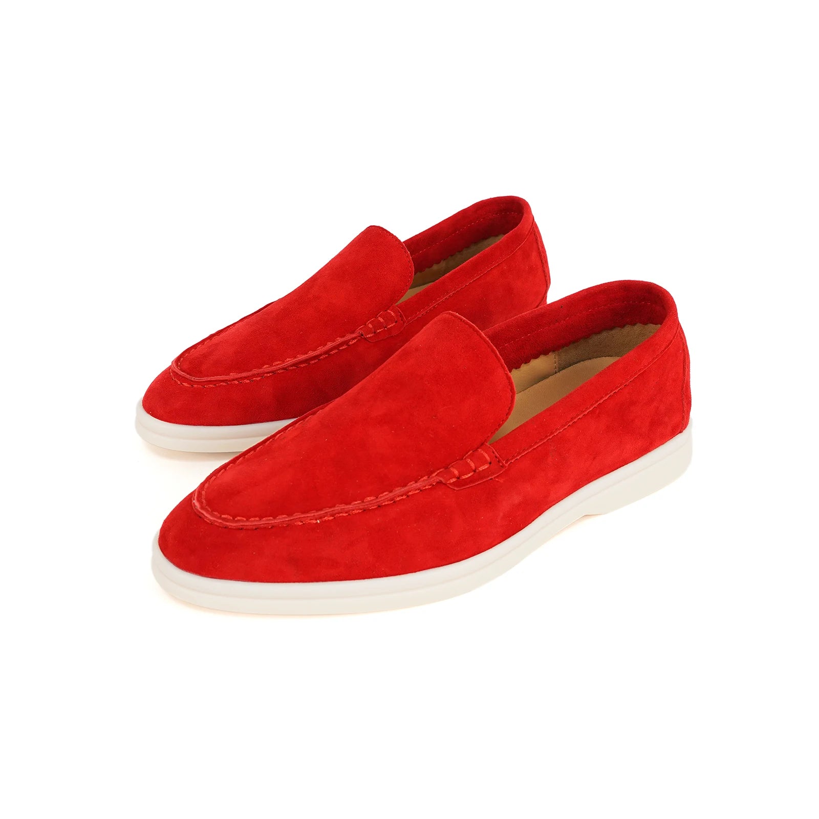 Spring and Autumn Hot Women's Le Fu Shoes Classic Round Head Shallow Mouth Genuine Leather Women's Shoes Retro Daily Shoes
