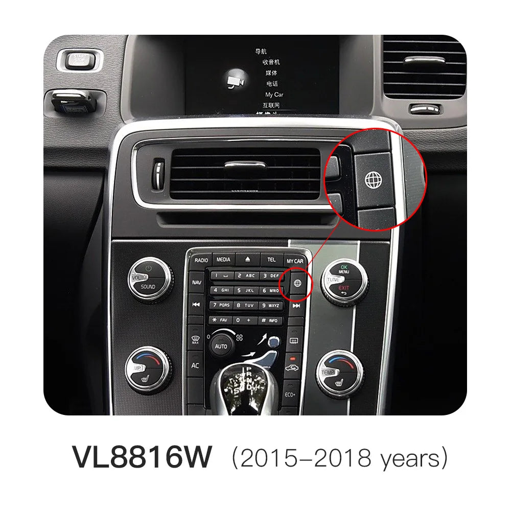Wireless Carplay for Volvo XC60 S60 V40 V60  XC90 S90 Module Car Accessories Android Auto Airplay Mirror Link