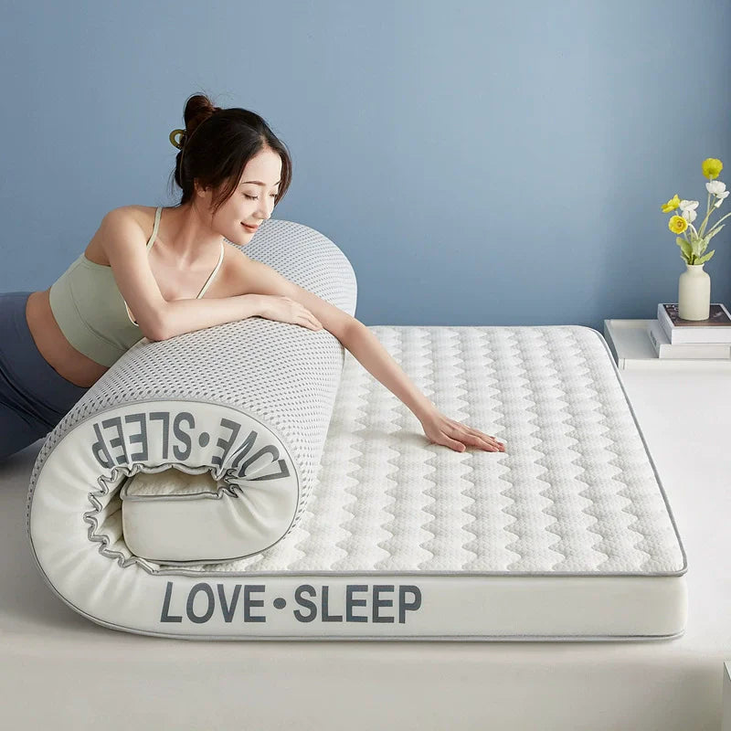 Single Tatami Mattress Hard Cushioned Memory Cotton Latex for Home Bedroom Dormitory Student - Dormitory Style Bedding