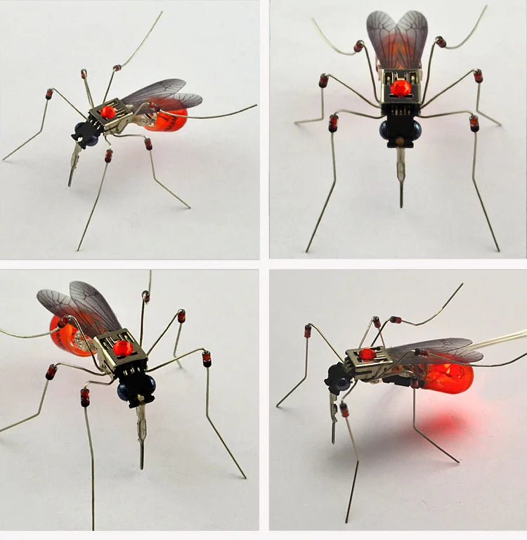 STEAM DIY Robotic Insects Science Invention Electronic Animal for School Competition Non-soldered DIY Kit Stem Toys Robot Animal