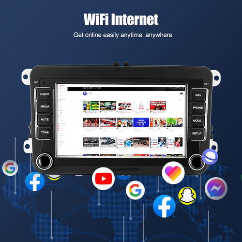 2 Din Android Car Radio VW