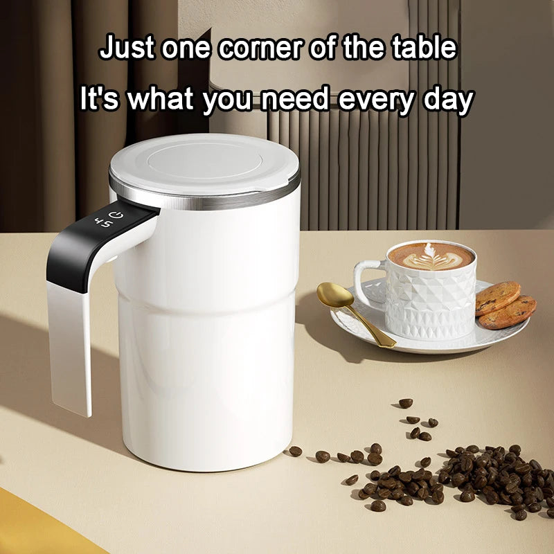TINSOL New Magnetic Auto Stirring Coffee Maker Smart Electric Pour-Over Coffee Maker Portable Protein Powder Mixer USB Charging