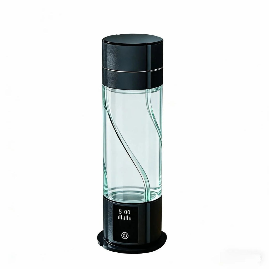 300ml 5000ppb hydrogen water bottle 7.83HZ Schumann resonance activated water technology UV-C cleaning technology