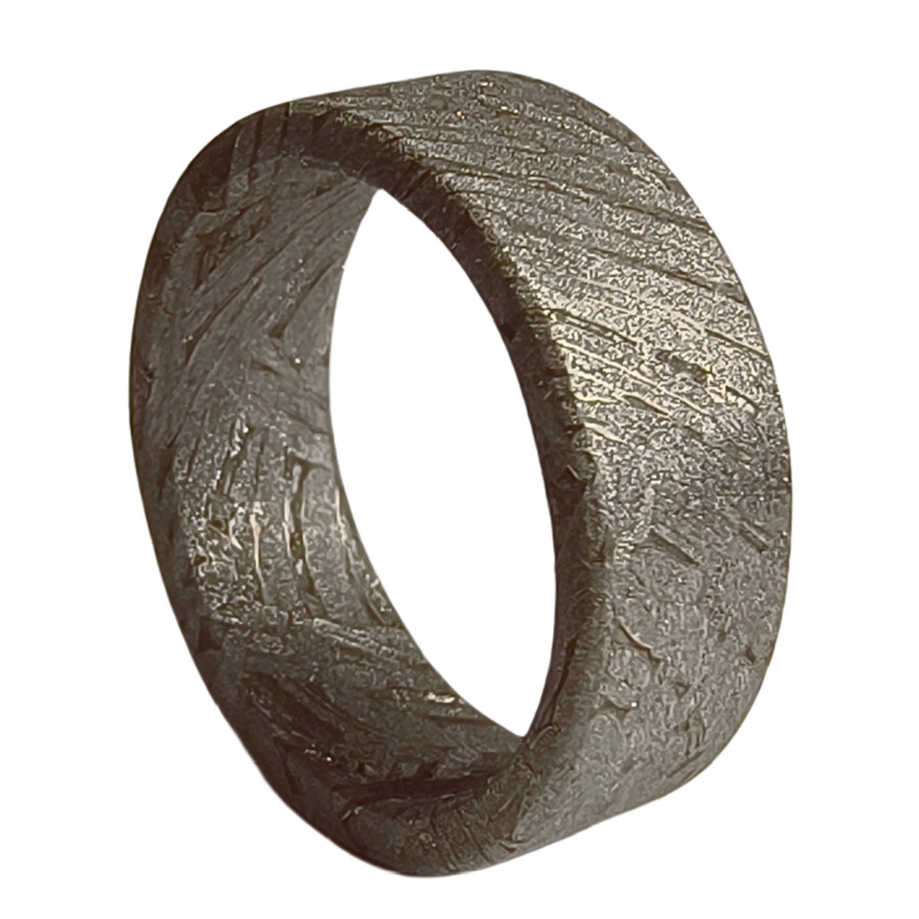 Muonionalusta meteorite Lovers ring Natural iron meteorite pendant MeteoriteHandmade wedding ring Meteorite  Ring-I