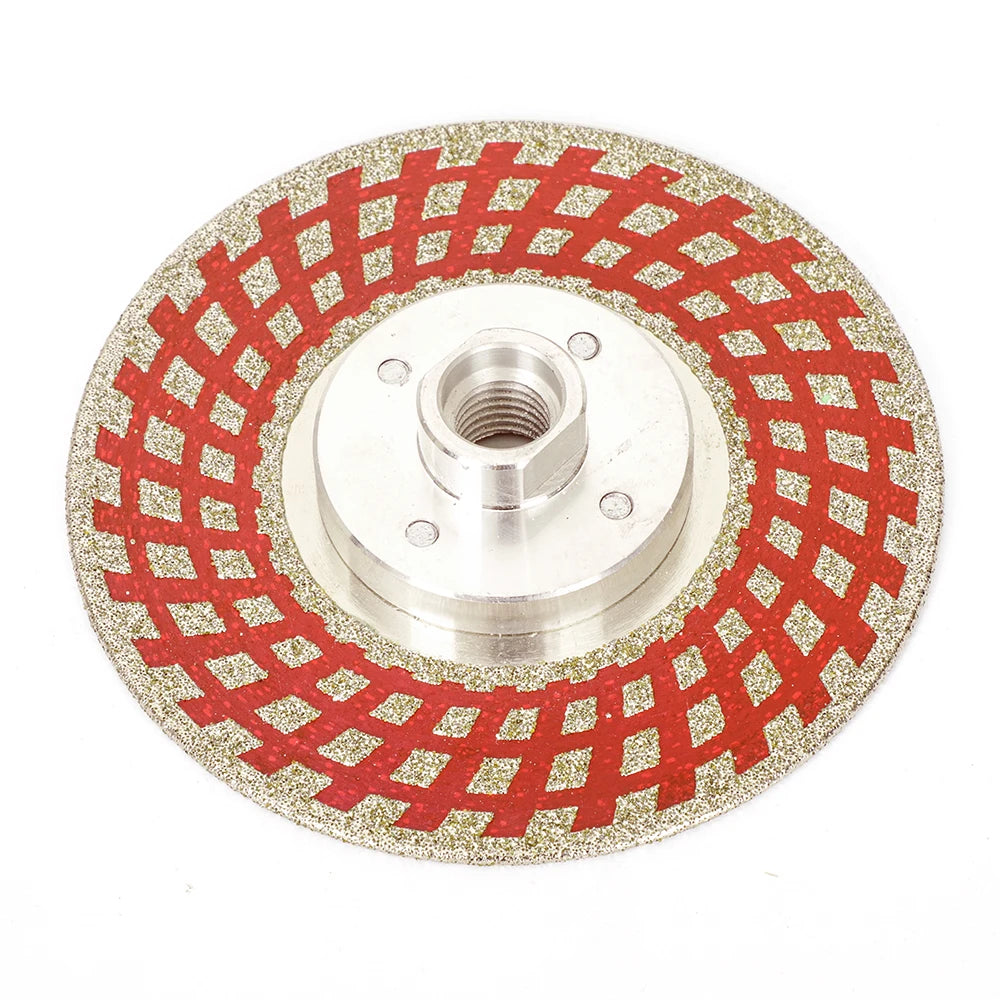 5"125mm M14 Flange Electroplated Diamond Cutting Disc Stone Concrete Floor Tile Grinding Pad Polishing Block Abrasive Saw Blade