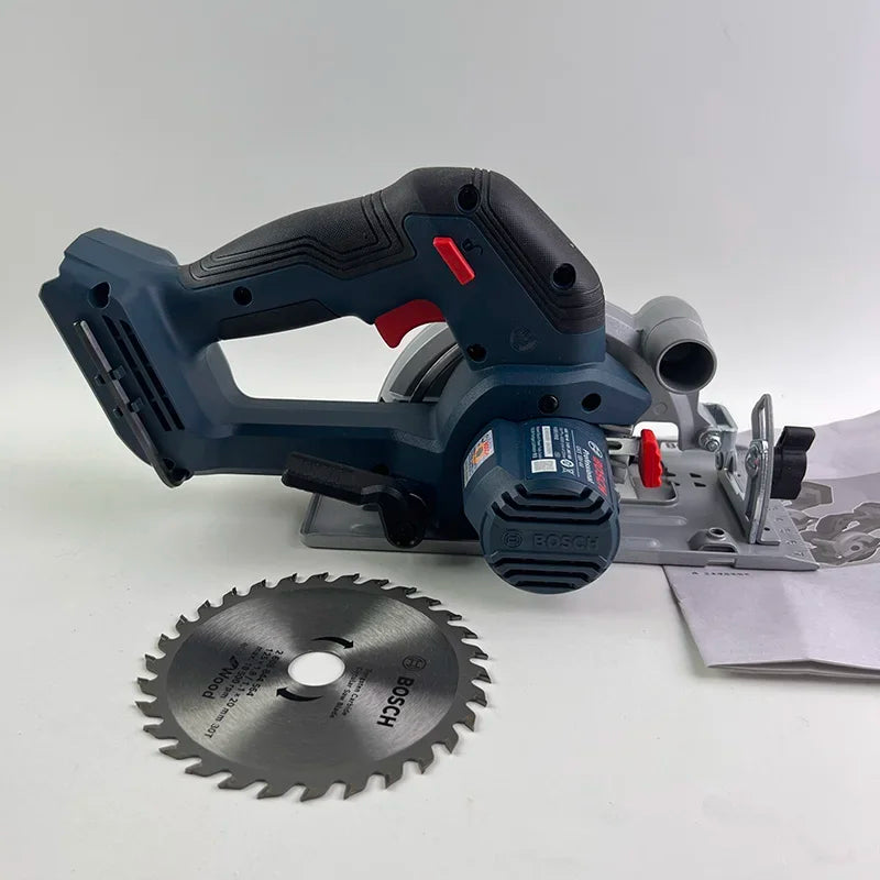 Scie Circulaire Sans Fil Bosch GKS18V-44 Bricolage Bois 125MM Sans Balais 18V Batterie Lithium Machine à Couper le Bois Outil Électrique