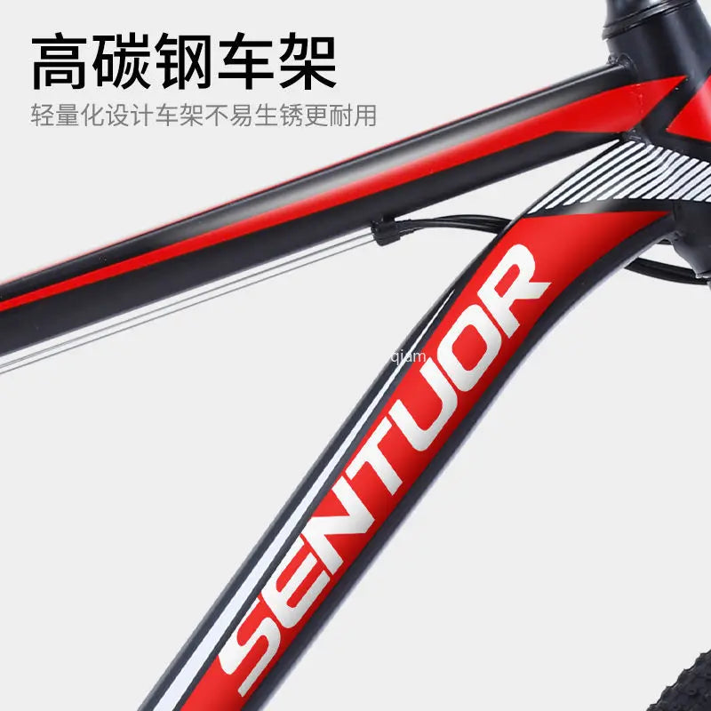 Mountain bikes for adults variable speed off-road racing shock-absorbing bikes for adults boys girls and students aged 8 to 15