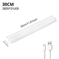 Veilleuses à détecteur de mouvement, Lampe LED sans fil Rechargeable USB Magnétique pour Armoire, Penderie, Cuisine, Couloir, Tube Détecteur, Ampoule