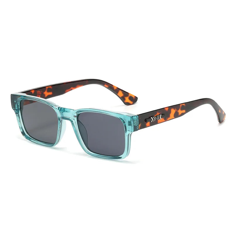 Light Luxury Square Sunglasses Minimalist Design Elegant Unisex Uv400 Protection Sun Glasses 9017