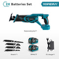Yofidra Brushless Reciprocating Saw Handsaw Multifunction Electric Saw for Metal Wood Pipe Cutting For Makita 18-21V Battery Pin