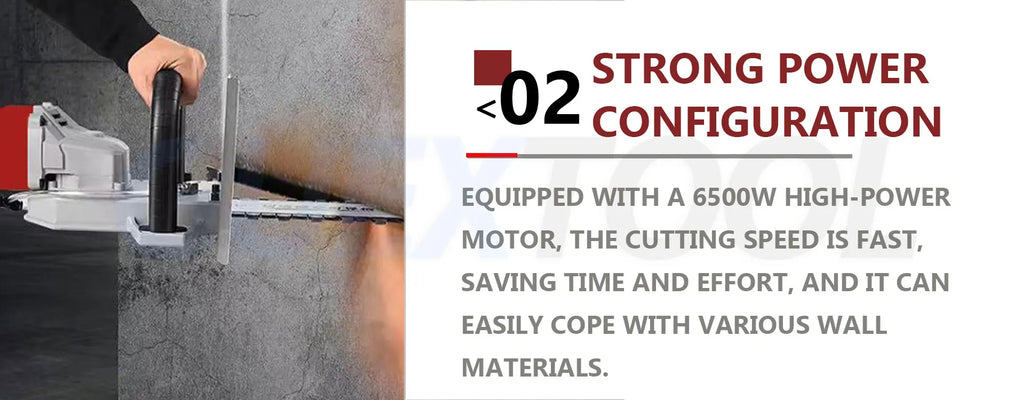 High Power Reinforced Concrete Slotting And Cutting Machine Electric Chain Saw Cement Wall Cutting Machine Modify Doors Windows
