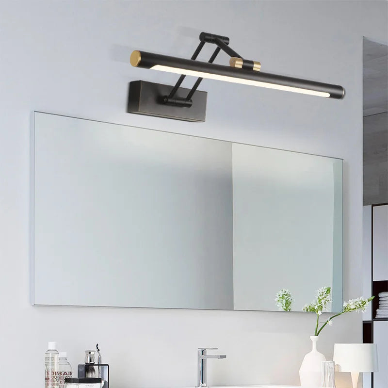 Mirror Light LED Wall Lamp Modern Bathroom Wall Light 43cm 58cm AC85 - 265V Indoor Lighting Bedroom Wall Sconces Light Fixtures