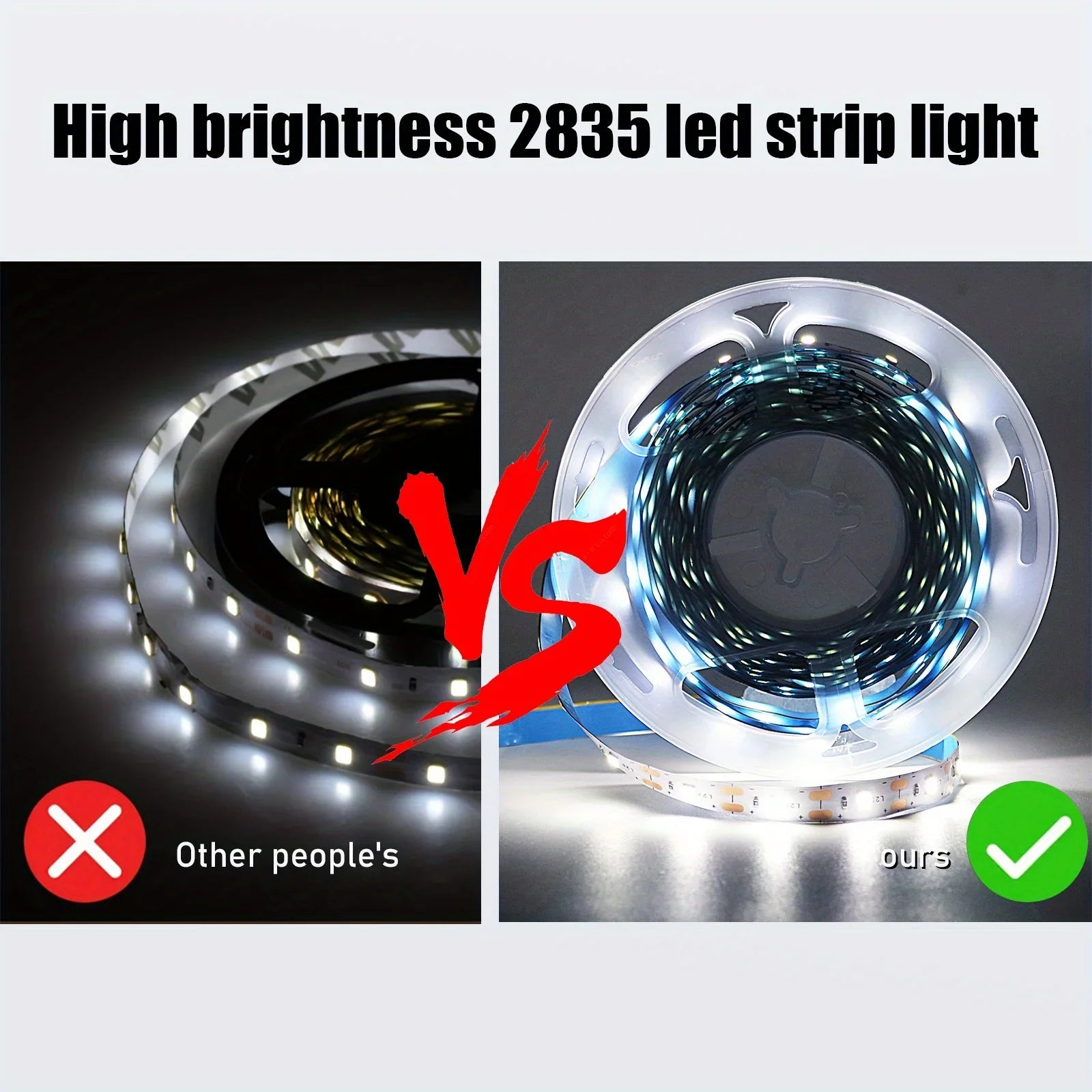 5V 2835 LED Strip Lights can be pasted,cuttable,White/Warm White Flexible LED Light For TV Backlight Home Cabinet Decor Lighting