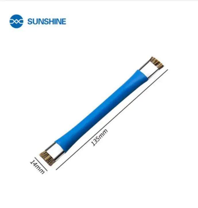 SUNSHINE SS-022B Safe Brush Anti-Static Motherboard PCB Cleaning Brush for Mobile Phone Repair Tools Kit Double Head Convenience