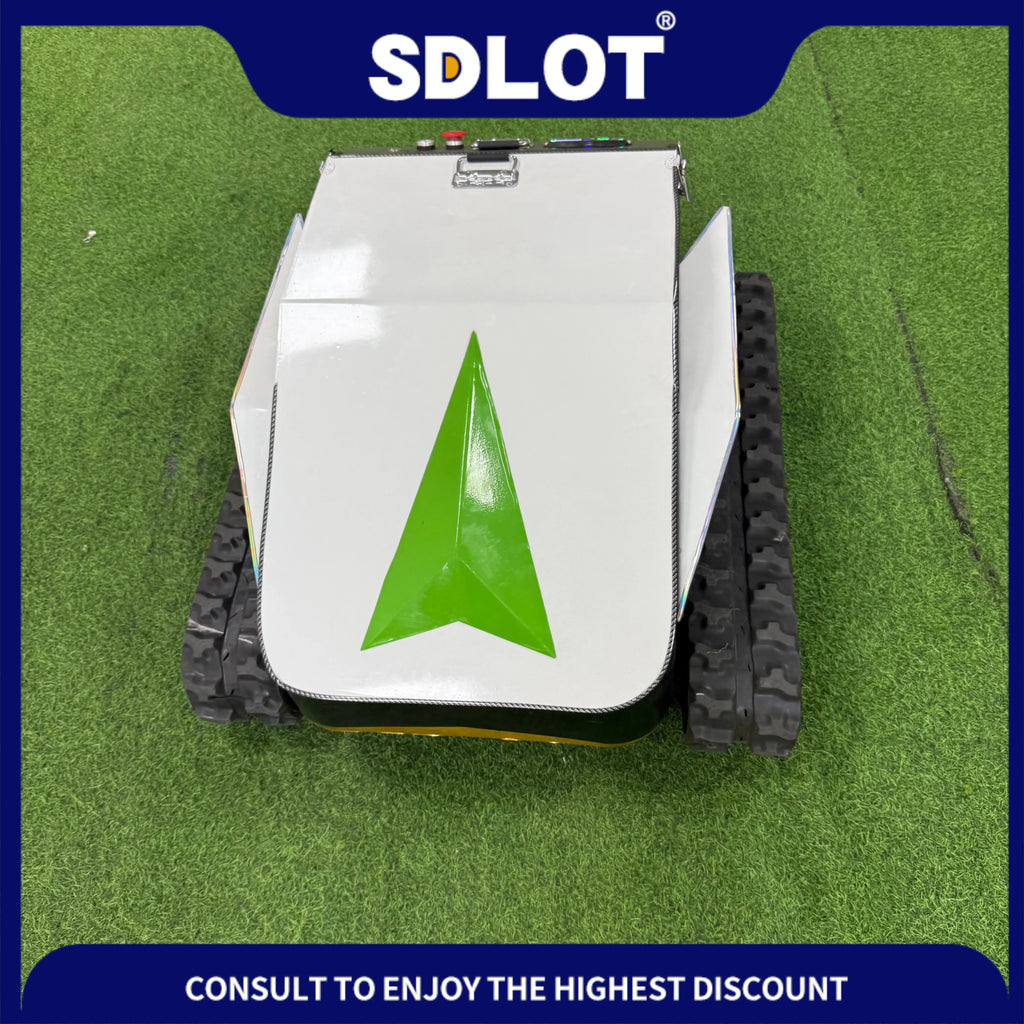Controlled Lawn Mower Intelligent Mowing Robot for Orchards Fields Slopes Small Lithium-Ion Battery Powered Lawnmower