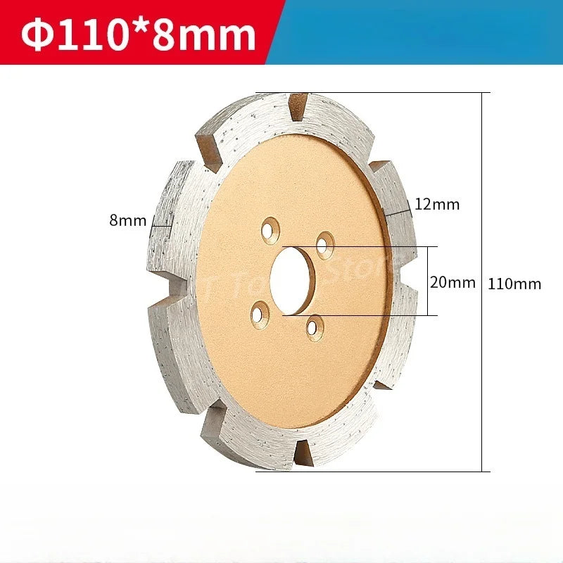 3-15MM Thickeness Diamond Saw Blade 90/110/150/180/200/230MM Carving Blade Stone Wall Slot Concrete Tile Metal Cutting Blade