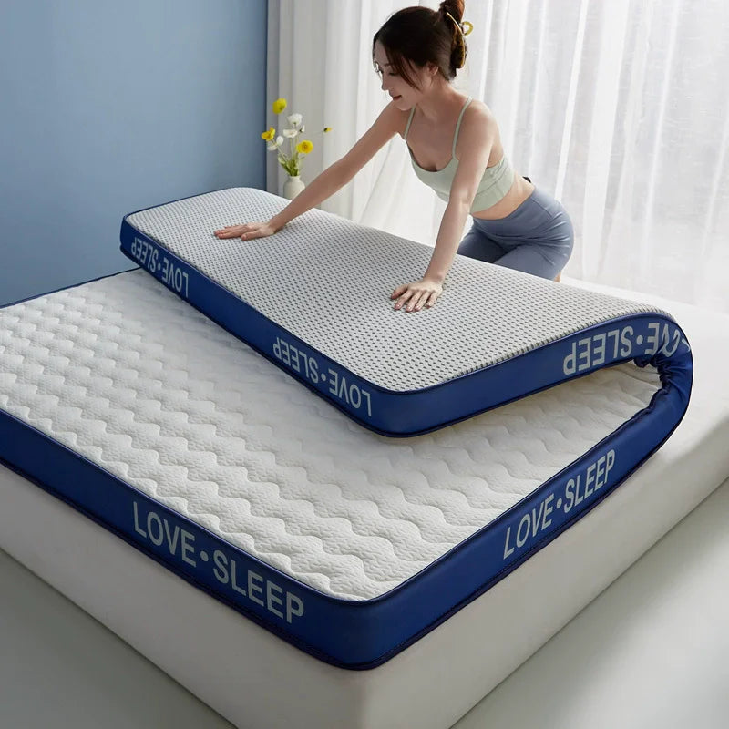Single Tatami Mattress Hard Cushioned Memory Cotton Latex for Home Bedroom Dormitory Student - Dormitory Style Bedding