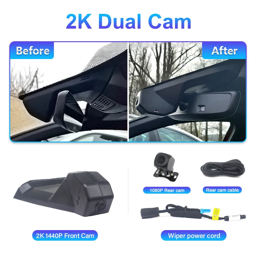 Dashcam for Peugeot 5008 3008 4008,Dvr for Citroen C5 Aircross,Camera Recorder for DS7,Plug and Play Dash Cam 4K for Car