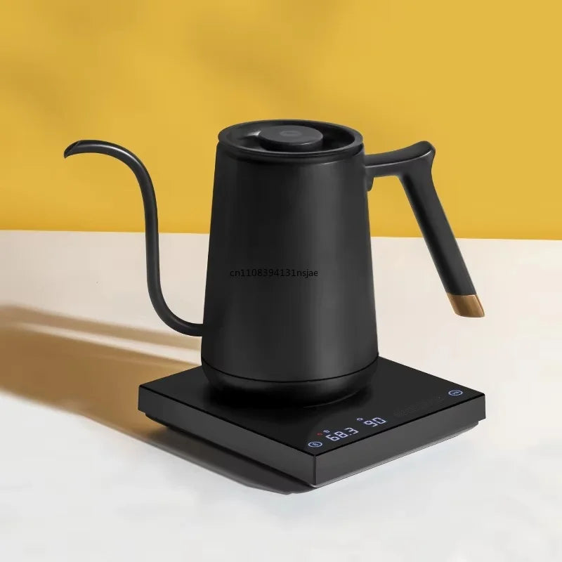 2026 Timemore Fish Smart Electric Pour Over Kettle 600ml 220v Fine Mouth Temperature Control Customize Hand Brew Coffee Pot