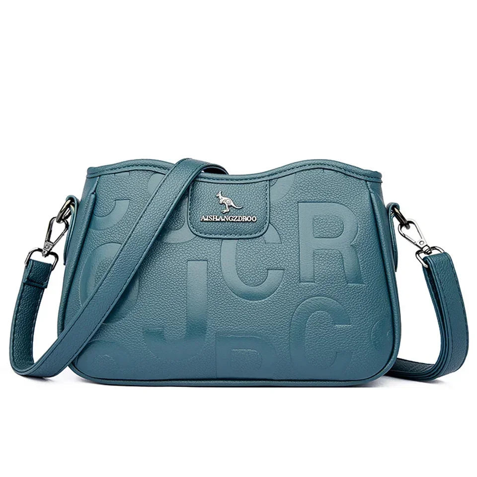 Fashion Crossbody Bags for Women Designer Ladies Purses and Handbags High-quality Soft Leather Women Shoulder Messenger Bags Sac