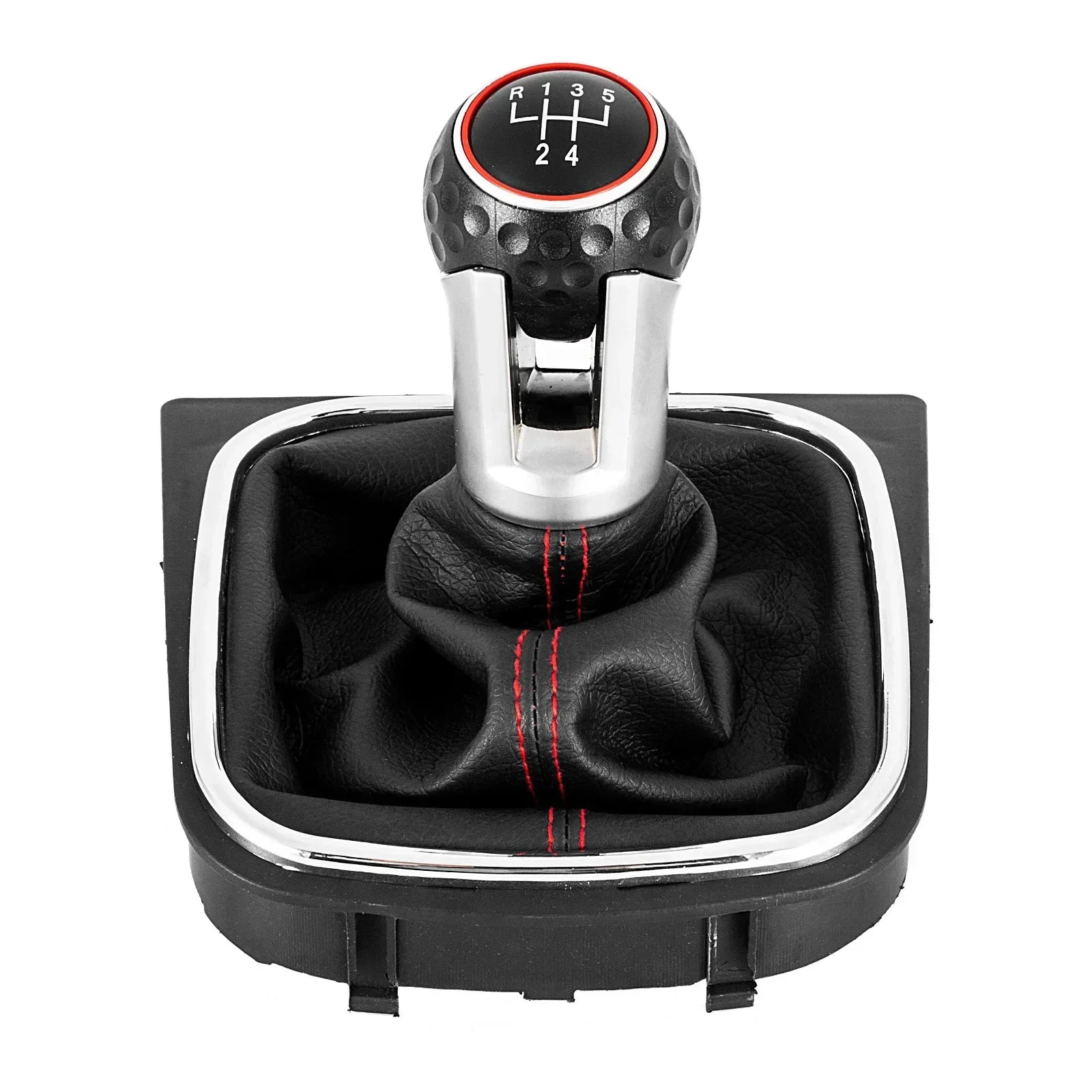 Pommeau de levier de vitesse pour VW Golf 5 MK5 R32 GTD GTI Golf 6 MK6 R20 2004-2013, levier de vitesse de voiture avec soufflet et couvercle de démarrage