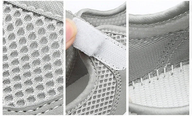 Women's Breathable Walking Shoes Ladies Fashion Mary Jane Sneakers Adjustable Working Nurse Shoes Lightweight Flats Roll