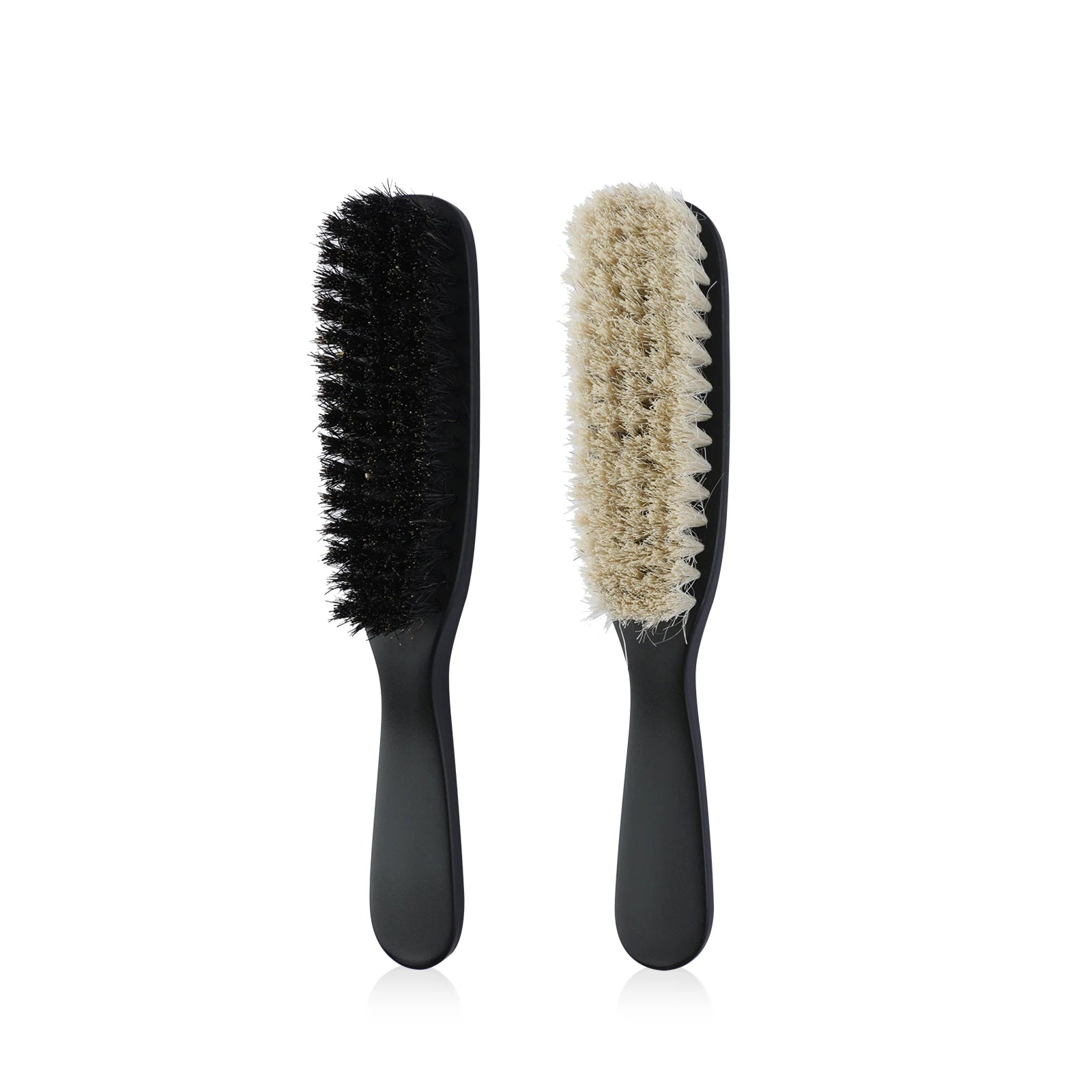 1/2pcs Professional Barber Hair Cleaning Brush Men Horse Hair/Boar Bristle Brush Beard Brush Neck Duster Broken Hair