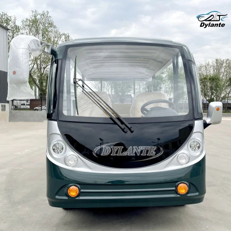 China-Made Luxury Exquisite 11-Seat Large Electric Tourist Sightseeing Bus Luxury Passenger Trackless Micro Electric Bus