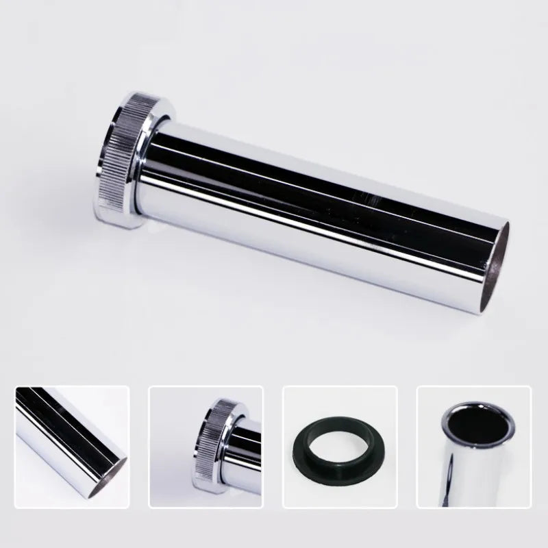 Raccord de vidage pour lavabo avec siphon, bonde de vidage, filtre, tuyau de raccordement, adaptateur de plomberie, accessoires de salle de bain