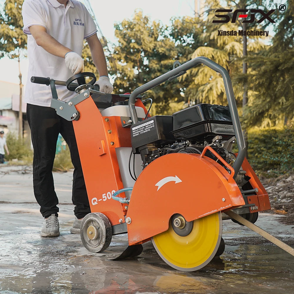 500mm Asphalt Concrete Road Cutting Machine Diesel Engine Pavement Floor Saw Cutter