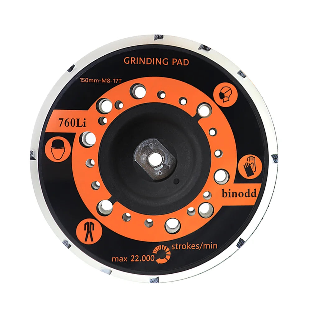 6" Dust Free Backing Plate