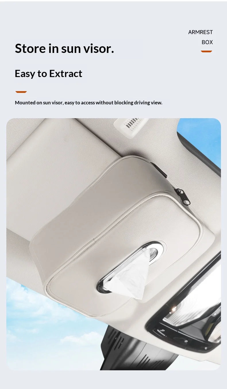 Suitable for JAECOO J5 J6 J7plus jaecoo J8 J7Phev car center console car mounted tissue box hanging bag tissue bag