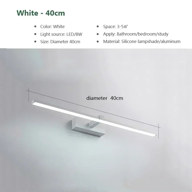 DINDALLED Modern LED Wall Lamp Aluminum Home Decoration Line Lamp  For bathroom Bedroom applique mural indoor lighting fixture