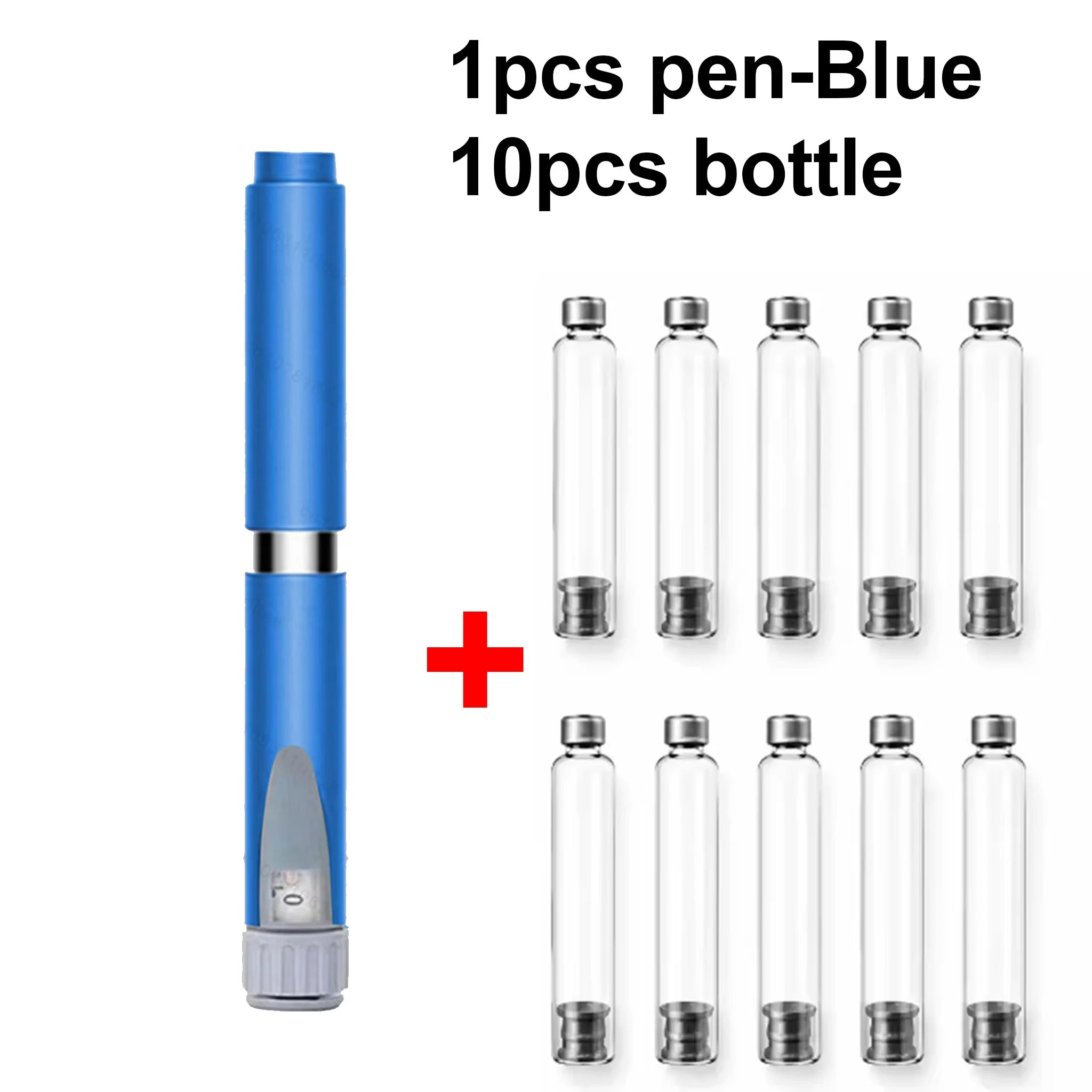 Reusable Pen Injector,Cartridges Set Portable Insulin Injection Pens Peptide Pen Dose Control ,Perfect for 3ml Cartridges