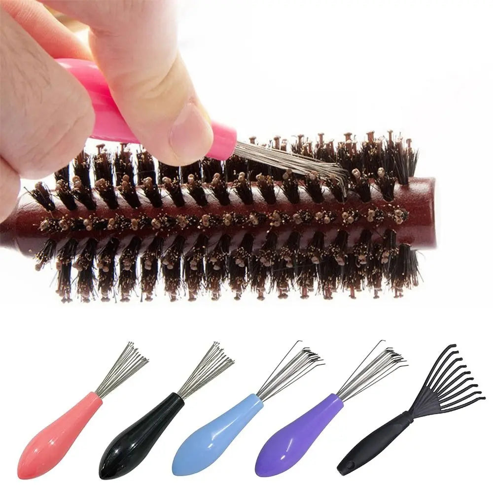 Plastic Handle Comb Hair Brush Cleaner Hand Tool Embedded Beauty Tools Comb Hair Remover Multifunctional Cleaning Supplies