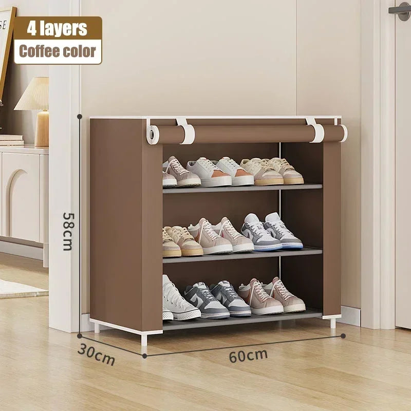 Shoe Cabinet Furniture Shoe Rack Space Saving Container for Shoes Living Room Cabinets Storage Cube Furniture Hall With Bank