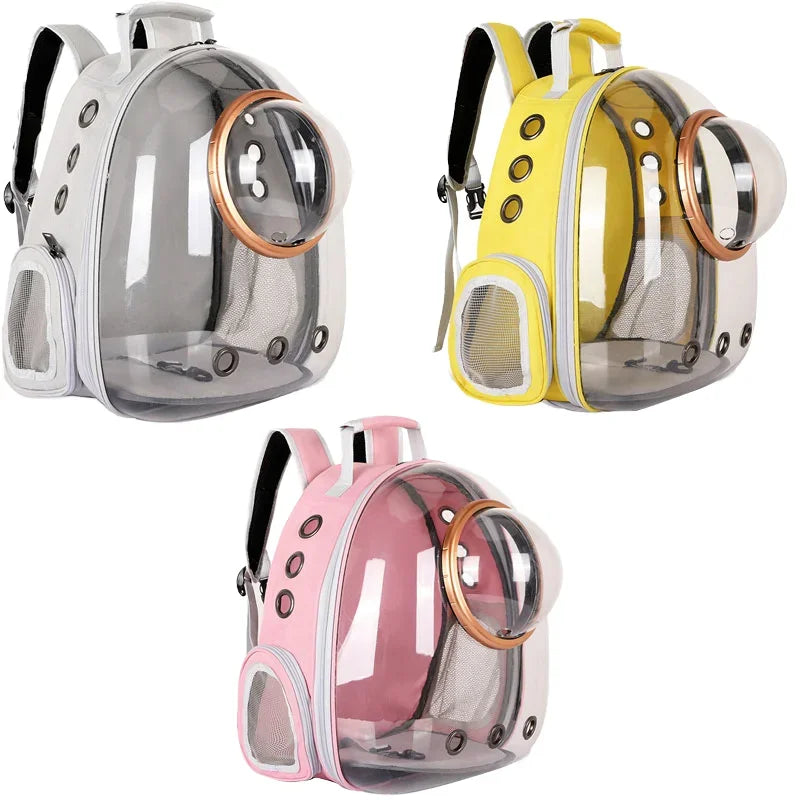 Large Capacity Oxford Pet Carrier Backpack for Medium-Sized Dogs Luxury Classic Design Zipper Closure Breathable Solid Pattern