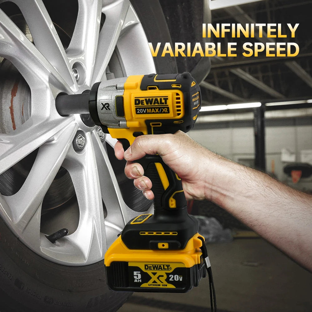 Dewalt DCF880 Clé à chocs électrique sans fil sans balais, lumière LED, 3250 tr/min, 205 N.m, outil électrique sans fil pour l'amélioration de l'habitat