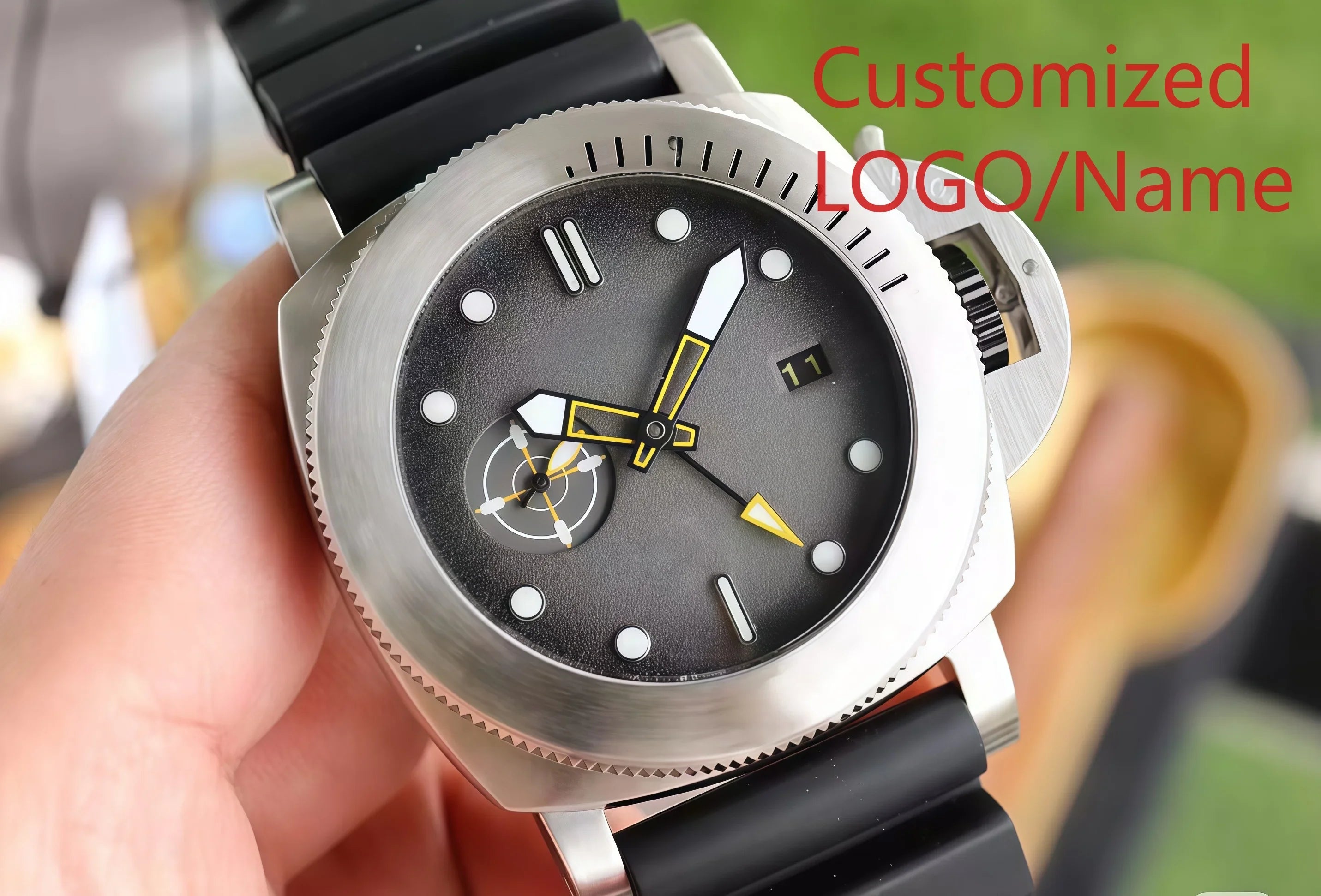 A186. Store Customized Watches 46mm men's watch, made of 904L steel, automatic movement