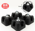 4PCS Rubber Noise prevention base Air conditioner cushion outside rubber support bear 200kg